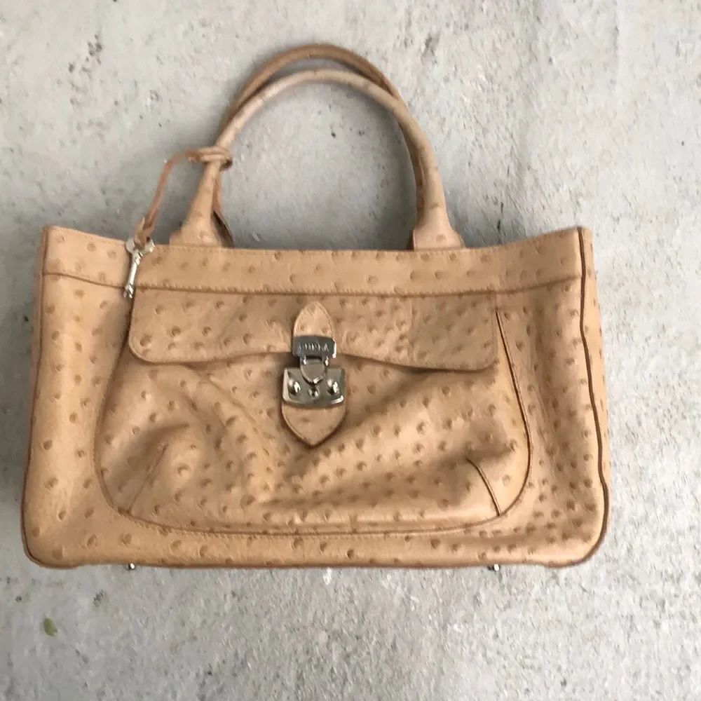 Furla Leather Embossed bag